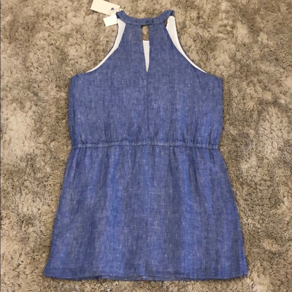 Joie Diega 100% Linen Plaza Dress NWT - Picture 6 of 9